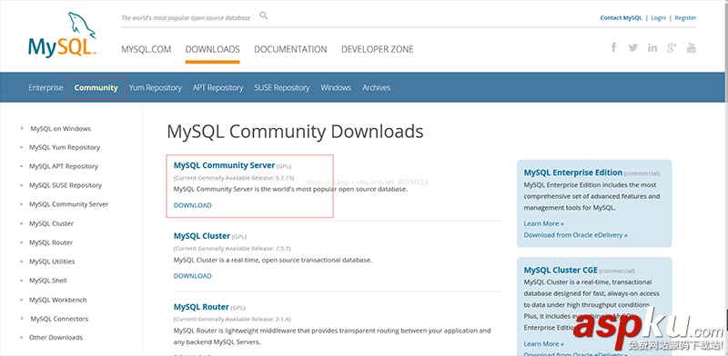 mysql,5.7.19,解壓版安裝
