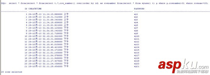 sqlserver,oracle,mysql,分頁
