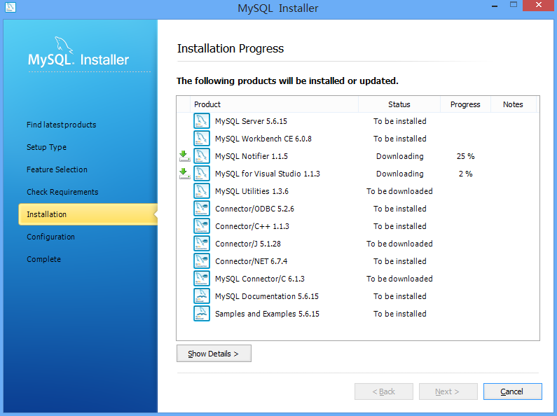 Windows8,mysql5.6.15,安裝,配置