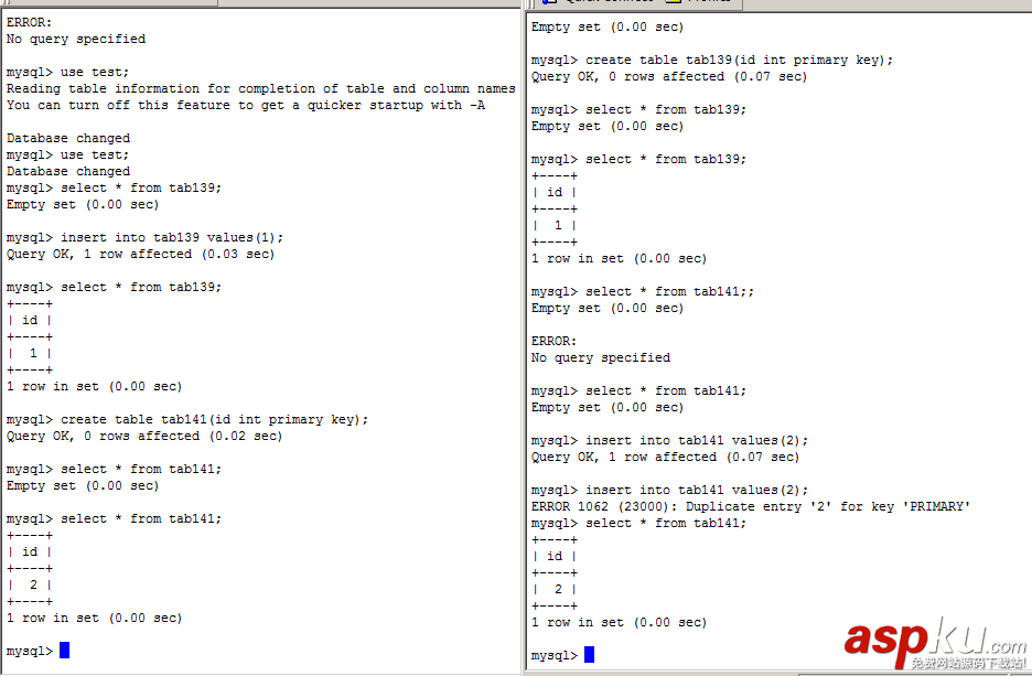 Mysql,雙機熱備