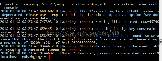 mysql,mysql5.7.21,安裝,配置