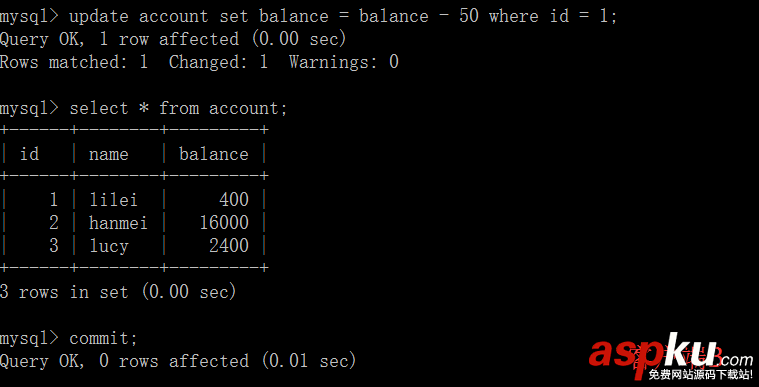 MySQL,事務隔離