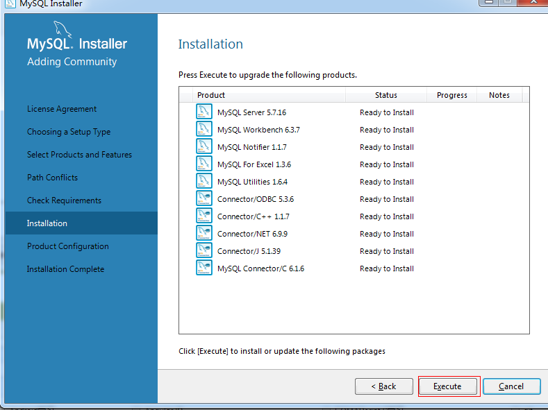 mysql,installer,community,安裝