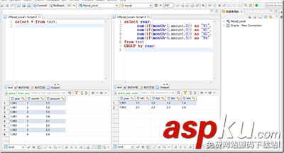 mysql,列修改行,mysql顯示數據