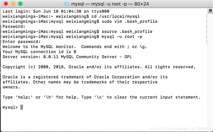 mysql,macos,安裝,配置