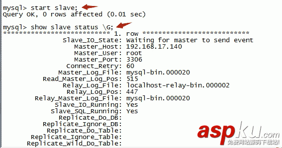 mysql5.6,主從復制