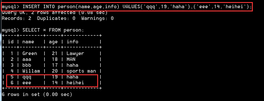 MySQL,數據表,數據插入,更新,刪除
