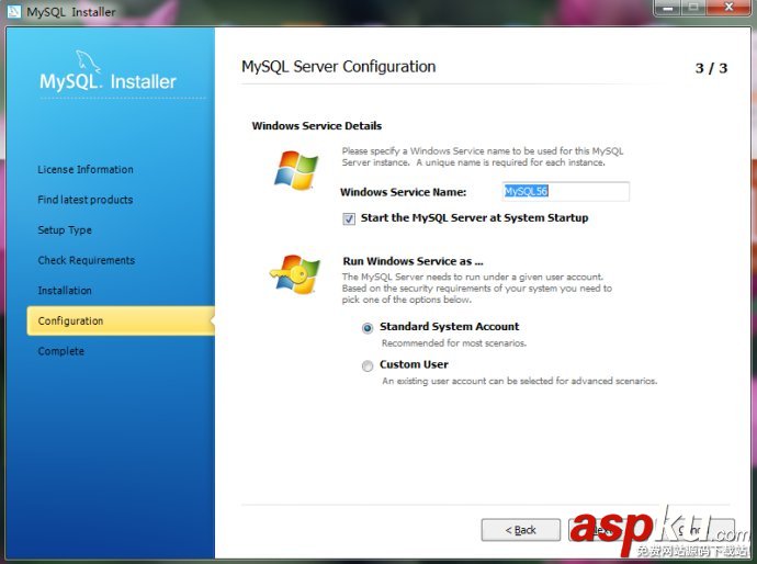 Windows,MySQL 5.6,MySQL安裝圖解
