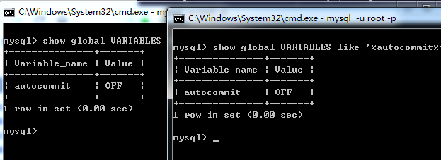 MySQL,global,變量,session
