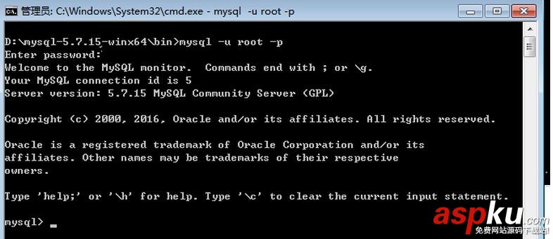 mysql5.7.15,mysql5.7,windows