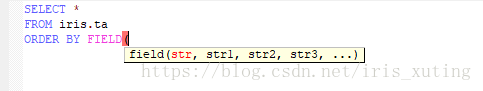 MySQL,排序函數,field