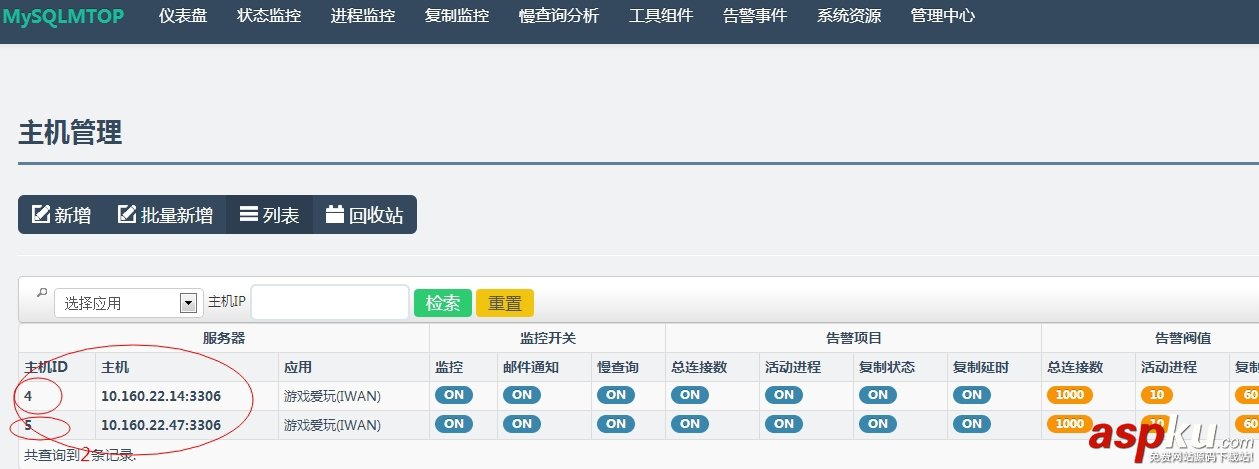 安裝配置MySQLMTOP來監控MySQL運行性能的教程