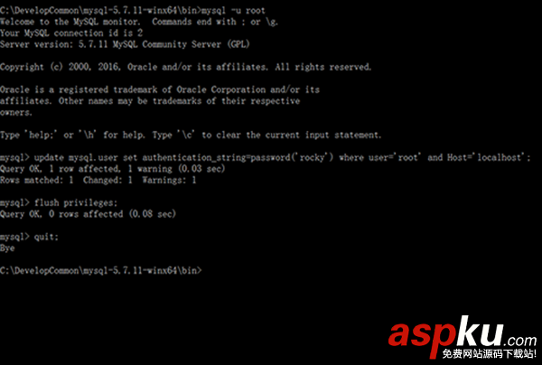 win10,安裝mysql5.7