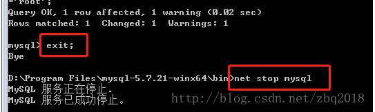mysql5.7.21,winx64,綠色版,安裝,配置