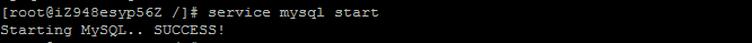 mysql,啟動報錯
