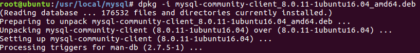 Ubuntu16.04,安裝,mysql5.7.22