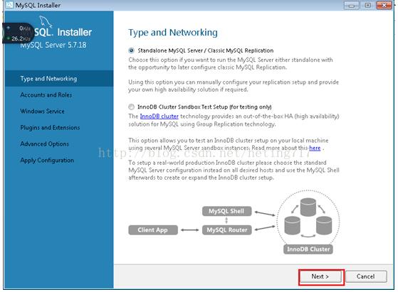 mysql5.7.18,Installer,安裝