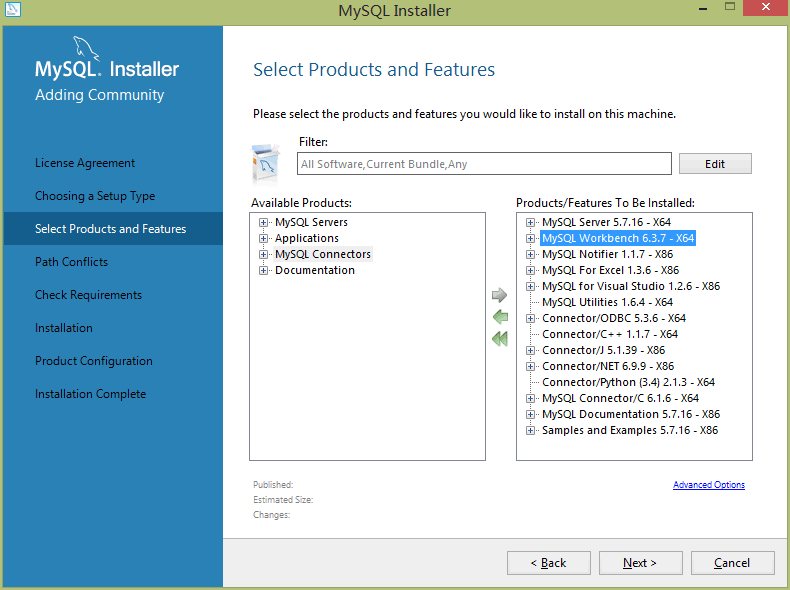 mysql,installer,community,安裝