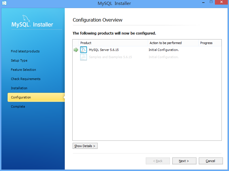 Windows8,mysql5.6.15,安裝,配置