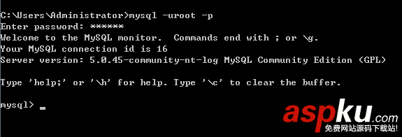 MySQL基于DOS命令行登錄操作實例(圖文說明)