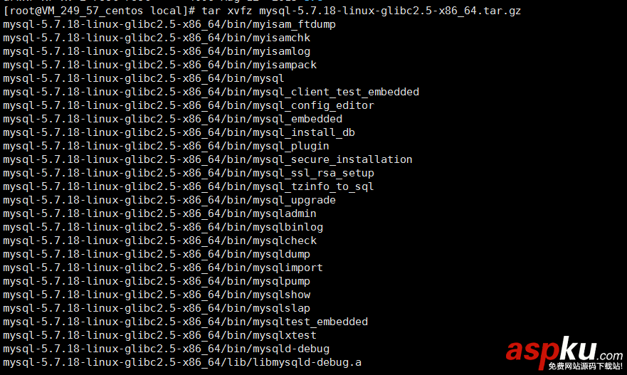mysql5.7.18二進制包安裝,my.default.cnf