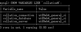 mysql5.7,編碼集,utf8mb4