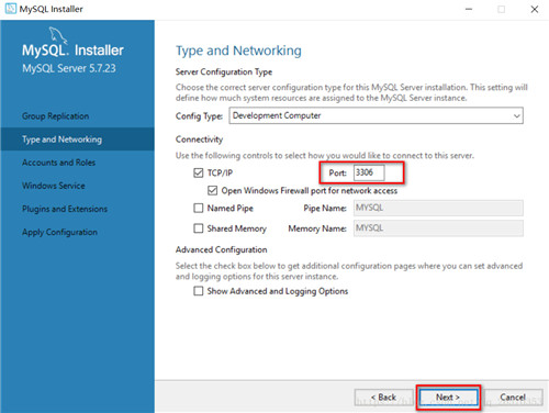 mysql,安裝,配置,mysql5.7.23