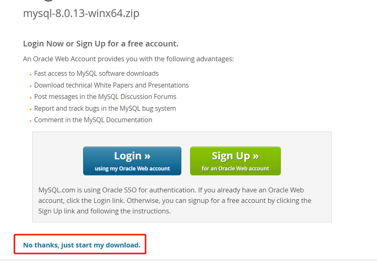 MySQL8.0.13,MySQL,下載,安裝