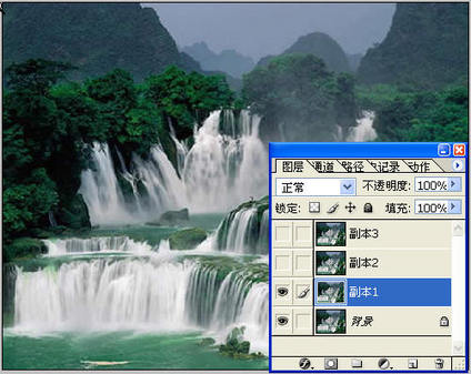 網頁設計www.webjx.com原創_photoshop將照片處理為潑墨風景畫