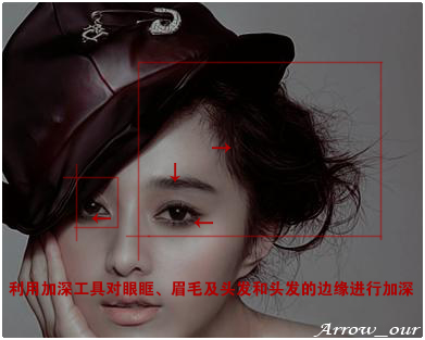 photoshop調色教程:灰色調美女照片_webjx.com