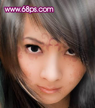 photoshop創意合成:叢林背景另類美女_webjx.com