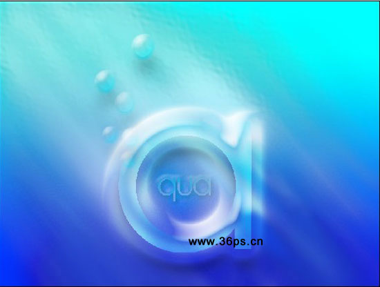 photoshop文字特效實例:字也可以寫在深海里_webjxcom