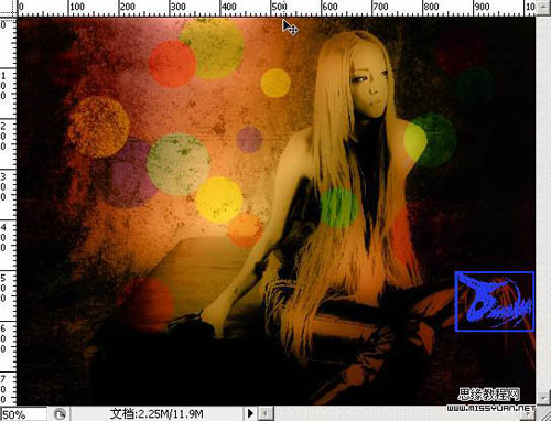 photoshop為mm照片添加絢麗彩色光斑