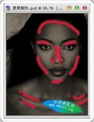 photoshop制作黃金首飾模特廣告色調