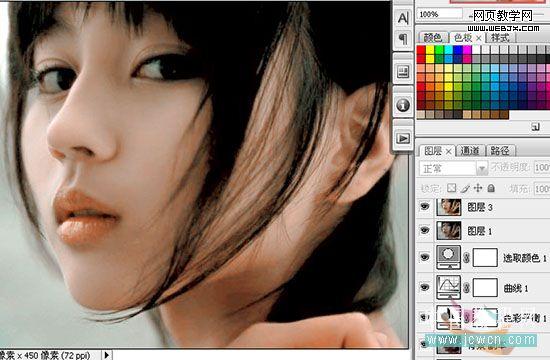 photoshop后期處理:偏色照片修飾美化_網頁設計