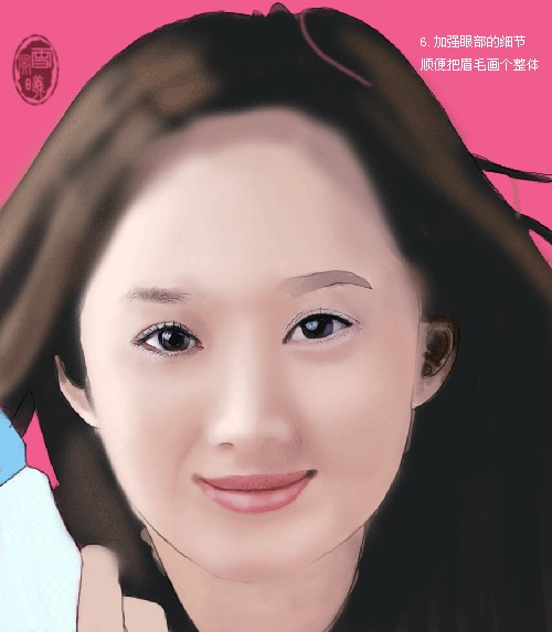 photoshop鼠繪教程:矢量青春美女
