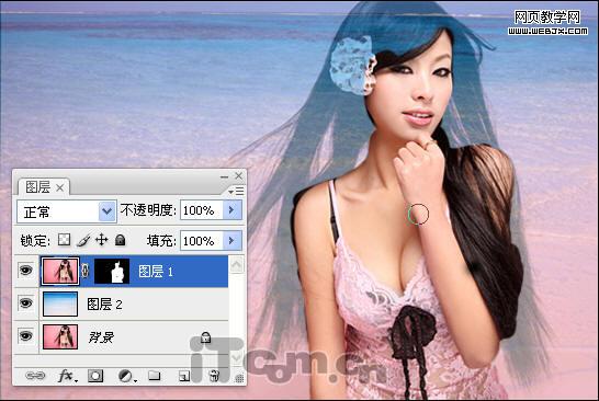 ps摳圖教程:顏色范圍命令摳出性感美女_網頁設計