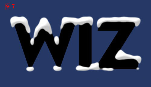 photoshop制作圣誕堆雪立體文字_網頁設計webjx.com轉載