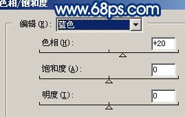 photoshop照片調色:柔和藍色調mm照片