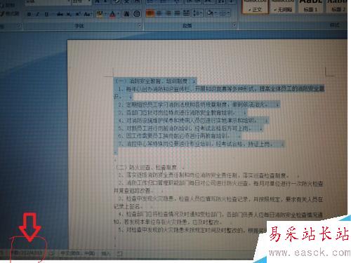 word2007版字數統計在哪