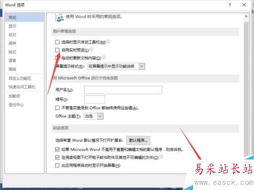 Word2013中取消“啟用實時預覽”功能