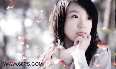 photoshop通道選區處理美女照片_網頁設計webjx.com轉載