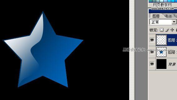photoshop基礎工具繪制質感五角星_網頁設計