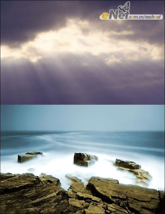photoshop照片合成：夢幻海岸之光(2)
