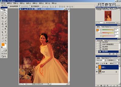 ps數碼照片后期處理:獨特意境畫意效果_webjx.com