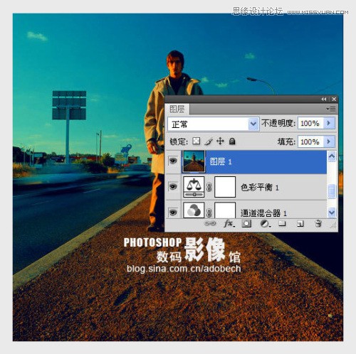photoshop調出夕陽余暉下的金黃色調