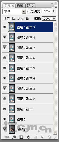 ps制作美女照片的動態翻頁效果