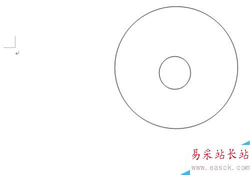 word文檔如何制作同心圓
