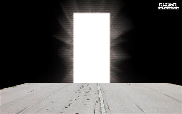 ps合成教程:走進神秘發光之門的男孩-webjx.com