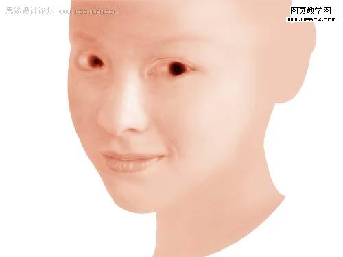 photoshop鼠繪教程:氣質美女_webjx.com
